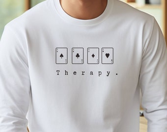 Camisa de póquer, regalo de póquer para mujeres, regalo de jugador de póquer, camiseta de póquer, camiseta de póquer, camisa de torneo de póquer, regalo de póquer para hombres, sudadera con capucha de cartas de juego