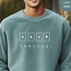 Poker Sweatshirt, Poker Gift, Poker Shirt, Card Player Gift, Gift For Poker Player, Poker Cards Pullover, Poker Deck Shirt, Poker Lover Gift