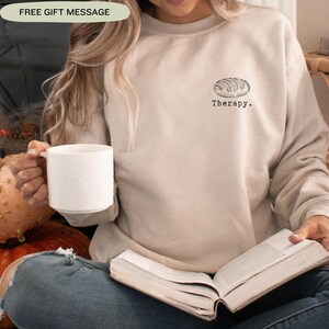 Sourdough Sweatshirt, Sourdough Therapy, Gift for Bread Maker, Sourdough Gift, Foodie Shirt, Baker Shirts, Baking Shirt, Funny Bread Shirt