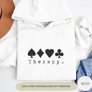 Poker Hoodie, Poker Gift, Poker Player Gift, Poker gift for Man, Couples gift, Poker Therapy Hoodie, Poker Player Hoodie, 5XL Hoodies, 5XL