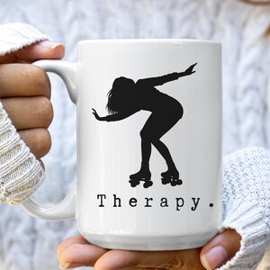 Mug, Roller skate, Roller skating lover, Roller derby gift, Gift for roller skater, Unique Gift Idea, Retro Design, Skate Gift