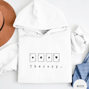 Blackjack Hoodie, Blackjack Gift, Blackjack Player Gift, Blackjack gift for couple, Couples gift, Blackjack Gift, Blackjack Therapy Hoodie