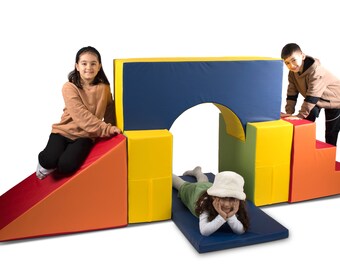 Soft Play Forms, Soft Play Equipment, Climbing and Crawling, Children's Playground, Kids Soft Play, 6 Piece Sponge Group