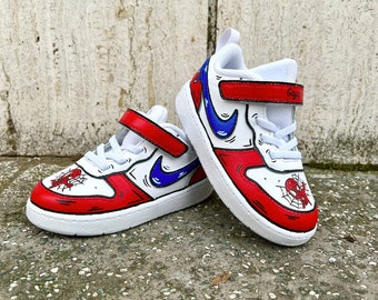SHOES FOR CHILDREN, Customize as you want, cartoons, Entirely hand painted shoes