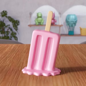 3D Melting Popsicle STL File – Fun Summer Decor (Digital Download)