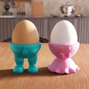 3D Egg Stand STL File - Easter Egg Holder for Women and Men, Ball Stand Design, 3D Printing Decor, Holiday Gift, Digital Egg Display Model