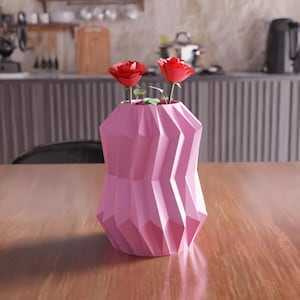 3D Sharp Vase STL File - Ready to Print 3D Print STL File, Gift for Her, 3D Model, 3D Printable STL, Vases, Home Decor, 3D Printed Gifts