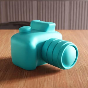 3D Camera Decor STL File - Vintage Film Camera Decor Gift for Boyfriend, Home Decor Art, Digital File for 3D Printable Camera Model