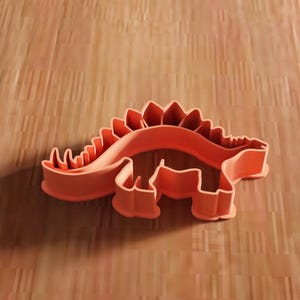 3D Dinosaur Stegosaurus Cookie Cutter STL File - Stegosaurus Cutter for Baking, 3D Printing, Kids Gift, Clay Cutter, 3D Printable Decor