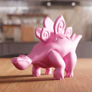3D Dinosaur Figure STL File - Baby Dino Gift Model, Dinosaur Decor Art, 3D Print File, Digital Figure, Cute Dinosaur for Kids