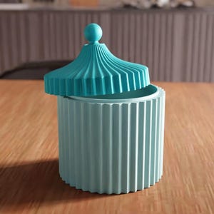 3D Clay Shape Box STL File - Valentine Gift Mini Box, Decorative Jewelry Case, 3D Print File, Tool Storage Box, Home Decor, Digital File