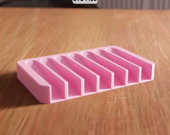 Plik STL z minimalistyczną mydelniczką 3D – nowoczesny uchwyt na mydło w łazience (pobranie cyfrowe)