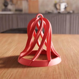 3D Christmas Bell STL File - Festive Bell Ornament Model, Holiday Decor Piece, 3D Print File, Christmas Home Decor, Digital Download Gift