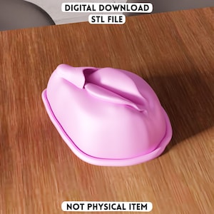 3D Piercing Display Model STL File - Realistic Jewelry Stand, Earring Presentation Base (Digital Download)