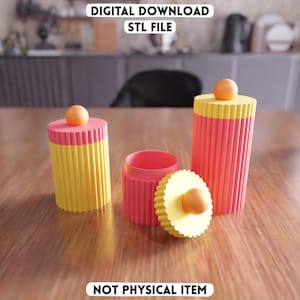 Archivo STL de organizador de escritorio 3D – Diseño compacto en arcilla (Descarga digital)