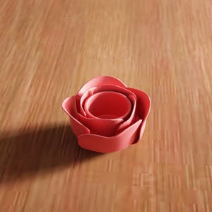 3D Flower Tea Light Holder STL File – Floral Garden Decor (Digital Download) image 7
