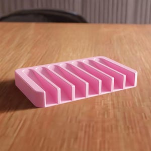 3D Soap Dish STL File - Home Bathroom Tray, Decorative Soap Holder, 3D Printing, Bath Accessories, Digital Download, Bath Gift Idea