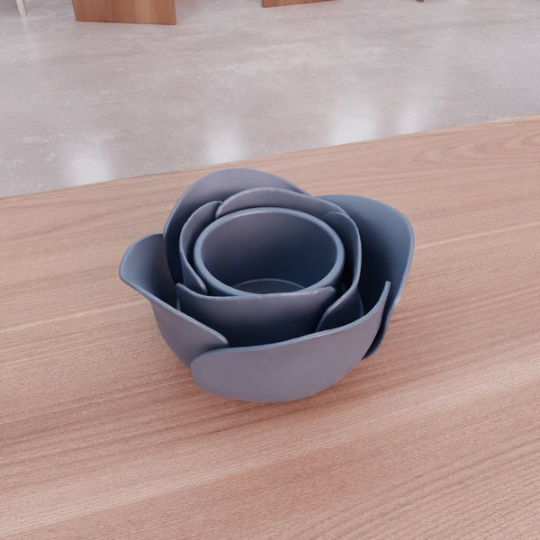 3D Flower Tea Light Holder with 3D Stl File & Garden Decor, Valentines Gift, 3D Printed Decor, Flower Art, Flower Gift, Candle Holder