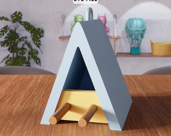 3D Hanging Bird House STL File – Modern Garden Decor (Digital Download)