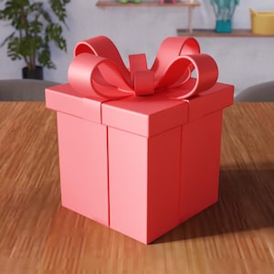 3D Valentine Gift Box STL File - Small Heart Box for Girlfriend, Decorative Storage Box, Birthday Gift Idea, 3D Printing, Digital File