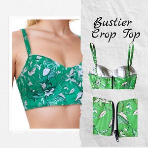 Bustier Crop top Sewing Pattern