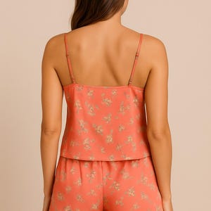 Sleep Lounge Set Sewing Pattern | Cami Top & Shorts PDF Pattern | Women ...