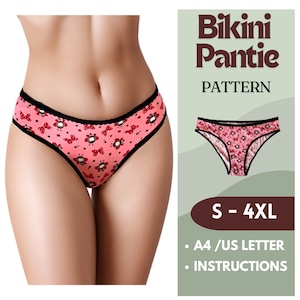 Ultimate Bikini Panty Pattern | Sew Your Own Underwear | Sizes S-4XL | Easy Step-by-Step Guide