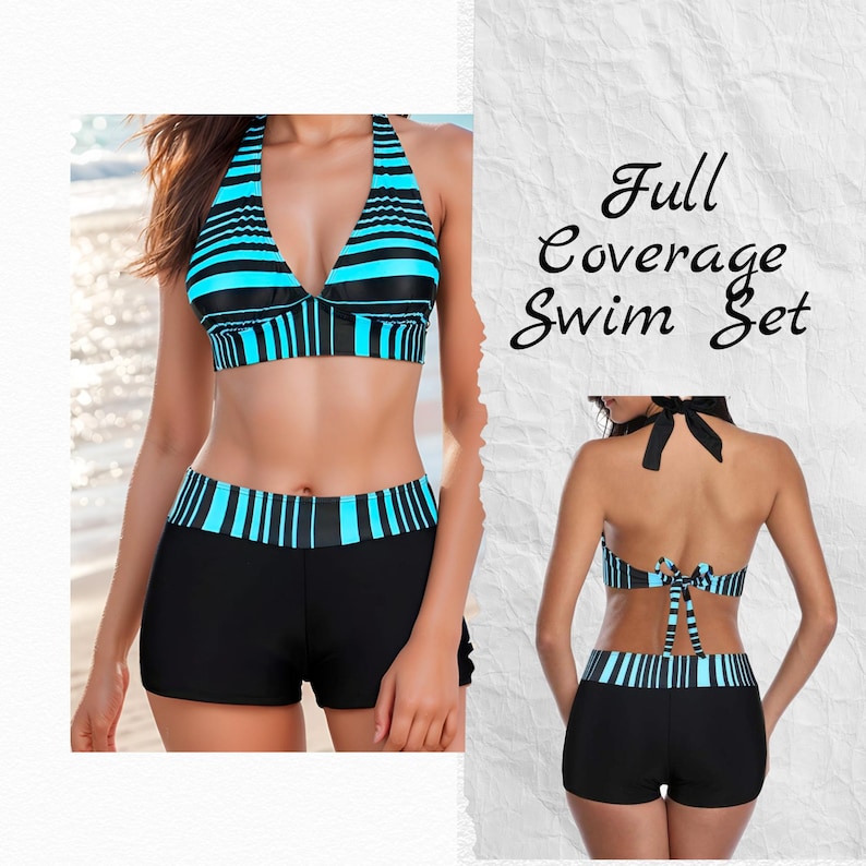 Full Coverage two pieces swimwear