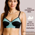 Full Coverage Bra Sewing Pattern | DIY Wireless Bra PDF | Soft Cup Bra Pattern with Lace | Sizes 30-44, Cups B/C/D | Instant Download