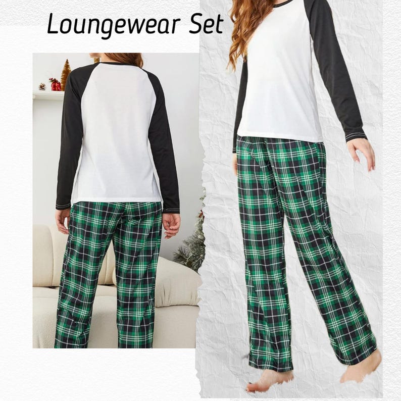 Instant Download PDF Sewing Pattern – Women’s Pajama Set (long Sleeve ...