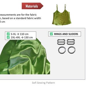 Sleep Lounge Set Sewing Pattern | Cami Top & Shorts PDF Pattern | Women ...