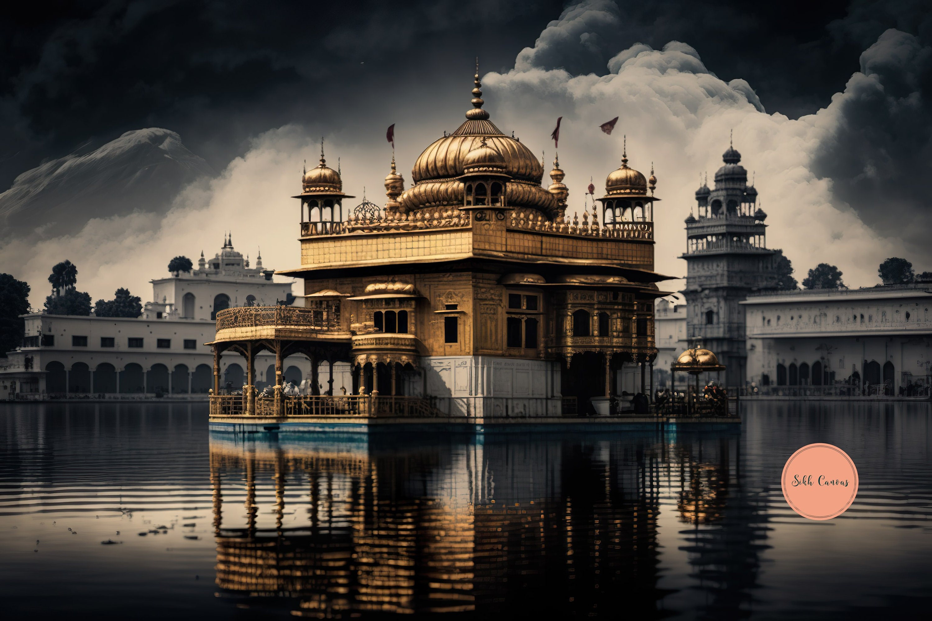 Golden Temple Wall Decor Golden Temple Wall Art Sikh Wall Art Sikhism