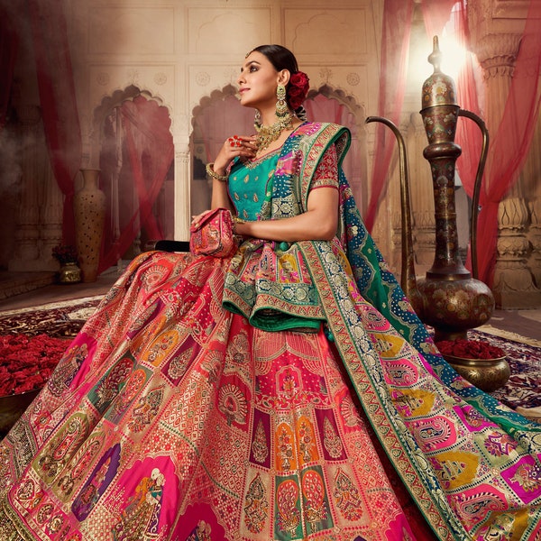 Exclusive Indian Traditional Design Inspired Bridal Lehenga