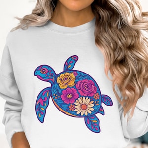 Turtle Digital Clipart PNG File | Cute Sea Turtle Illustration for Invitations, Scrapbooking & Crafts