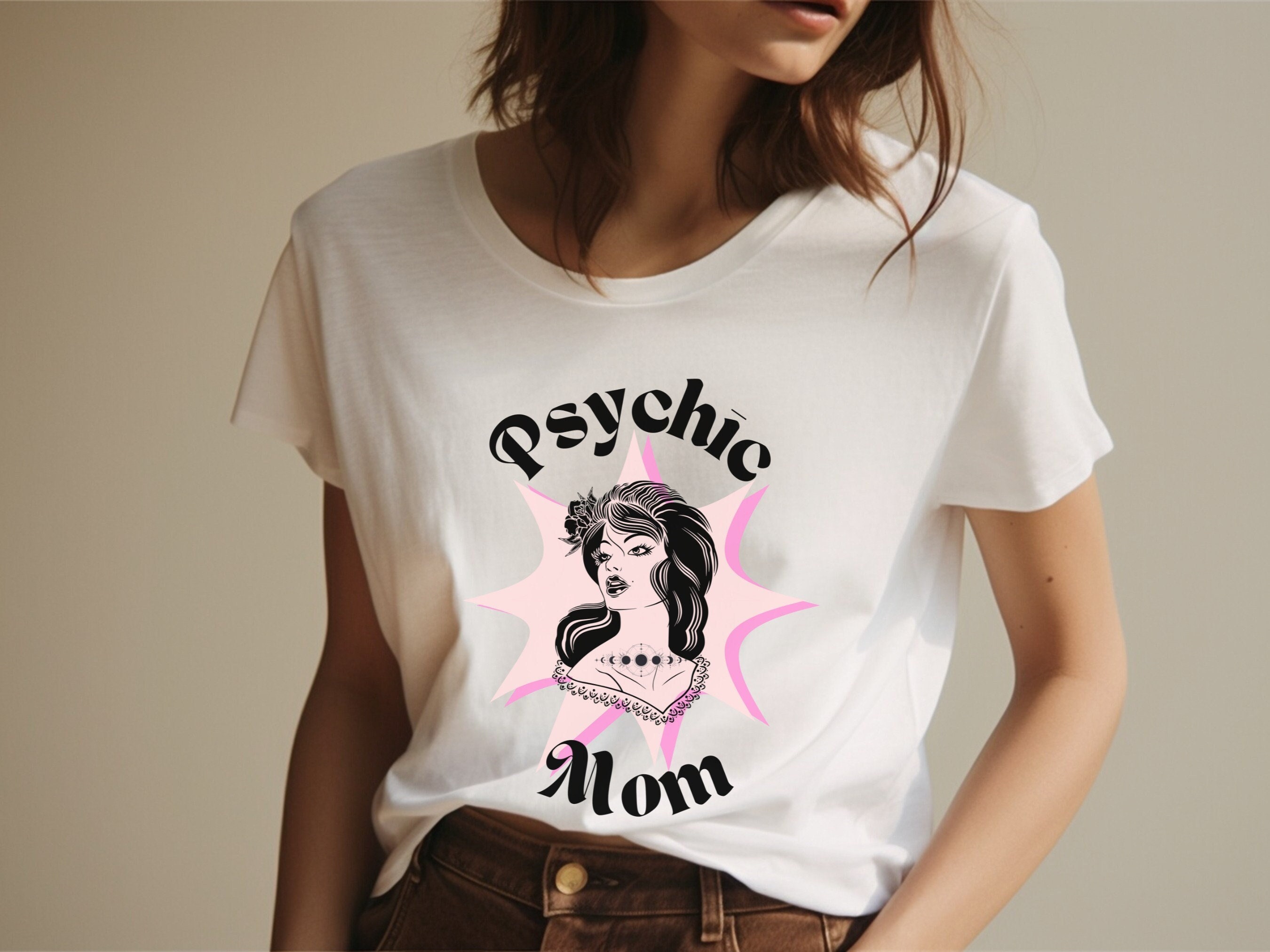 Psychic Mama Tshirt Mystical Medium Mom Boss Mama Knows All Mothers Day ...