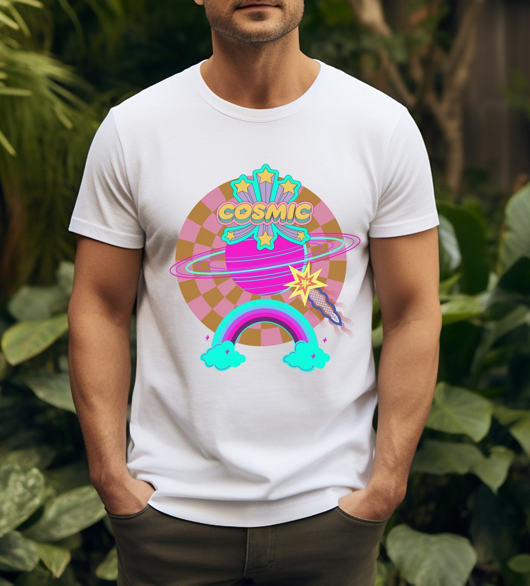 Cosmic Feelings T-Shirt - Blue
