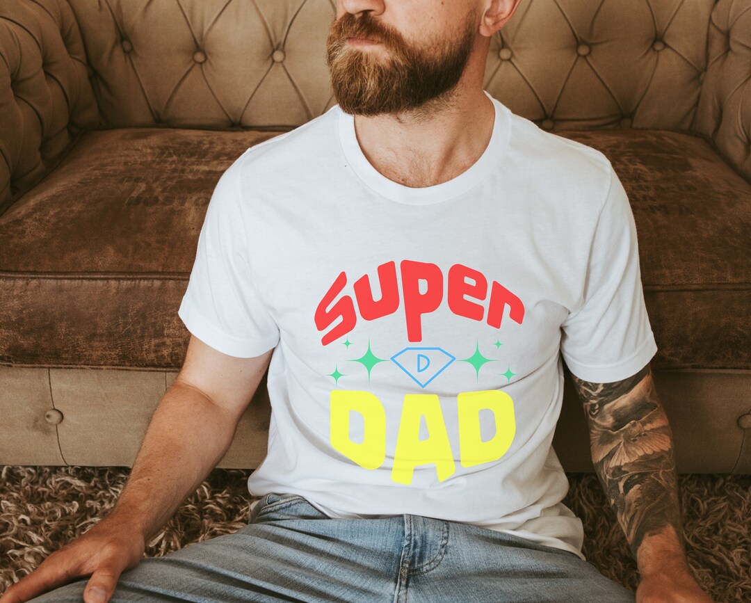 Star Dad Jersey Tee Dad Present Dad Boss, Dad Mode, Dad Manager, Daddy