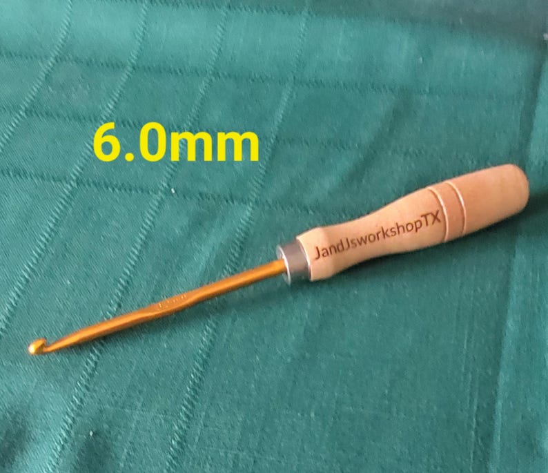 Any size crochet hook with ergonomic handle. image 6