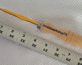 Crochet Hook Bundle, Size 6,  Ergonomic Wooden Handle, Potholder Hook