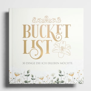 Bucket List to fill out yourself – Adventure book for couples & friends – Experience book with 30 experiences