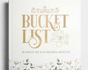Bucket List to fill out yourself – Adventure book for couples & friends – Experience book with 30 experiences