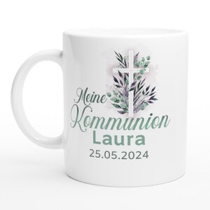 Tazza da comunione personalizzata come regalo per gli ospiti: regalo unico per la prima comunione per ragazzi e ragazze. Regalo perfetto per la comunione
