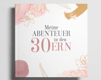 Bucket List for 30th Birthday Woman Man - 30 Creative Ideas for Activities | 30th Birthday Gift for Woman and Man