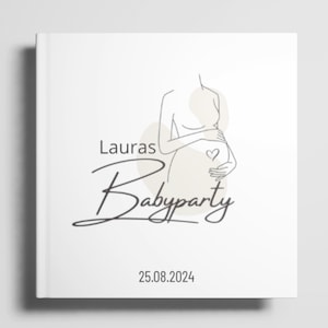 Baby Shower Guest Book Personalized Gift Baby Shower Girl Boy - Gender Reveal Party