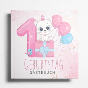 1st Birthday Guestbook My first birthday 1st birthday gift first birthday boy and girl my first year