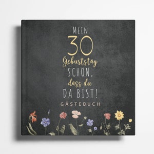 30th Birthday Guest Book Photo Album 30th Birthday Gift for Memories and Congratulations 30th Birthday Woman Man