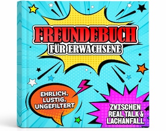 Friendship book for adults – Fun fill-in book with questions as a gift for friends & girlfriend
