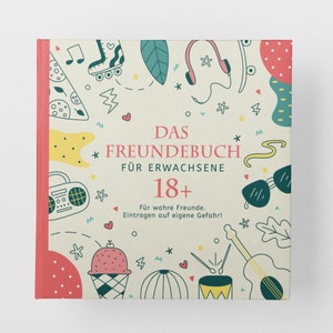 Freundebuch Erwachsene witzig Freundschaftsbuch Geschenk Freunde Freundealbum beste Freundin Freunde Freundebuch lustig