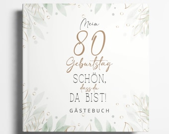 Livre d'or 80e anniversaire album photo cadeau 80e anniversaire 80e anniversaire femme homme