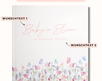 Baby Shower Guest Book - Baby Party Tip Cards Baby, Baby Shower Gift, Games | Gift Idea for Baby Shower Party